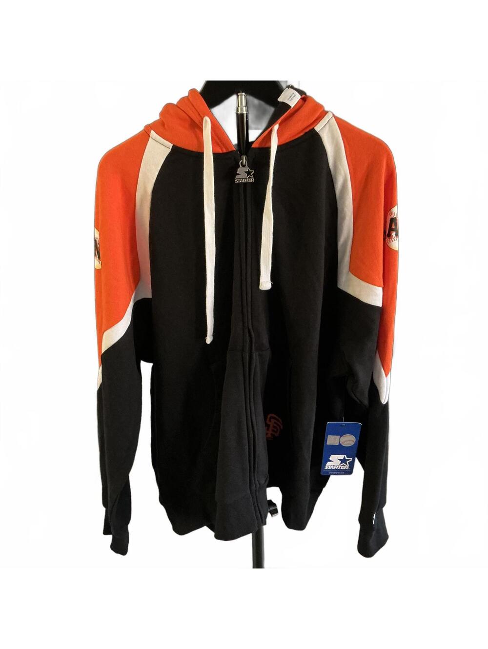 Starter San Francisco Giants Colorblock Full Zip Hoodie XL